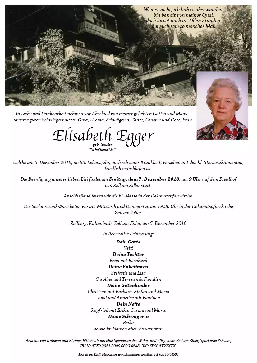 Parte von Elisabeth Egger